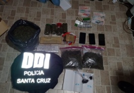 Santa Cruz: desarticularon banda narco e incautaron droga valuada por 5 millones de pesos