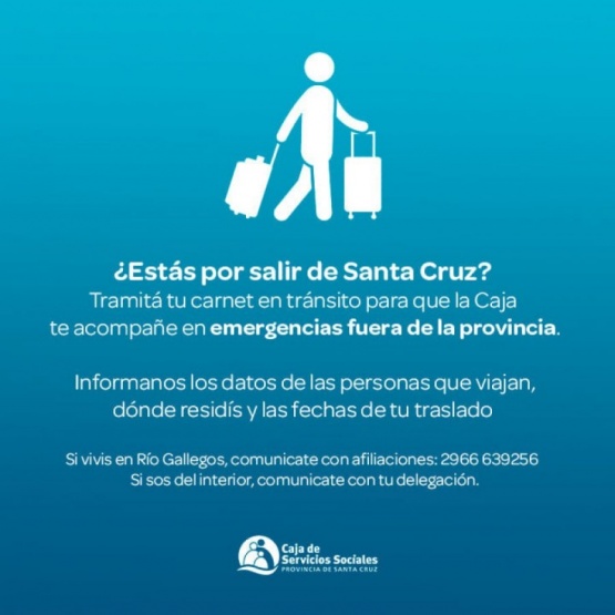 CSS: cómo solicitar el carnet para cobertura de emergencias fuera de Santa Cruz