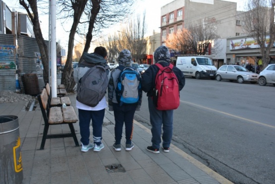 No se enteraron del paro y esperaban el colectivo para volver a su casa