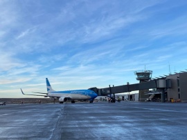 Histórico: Calafate recibió el primer vuelo directo internacional