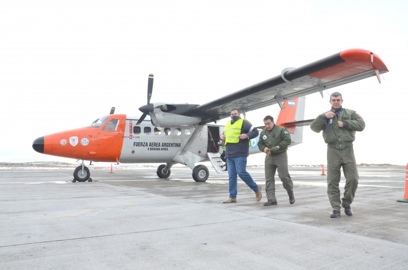 El primer vuelo de LADE con la nueva conectividad. 