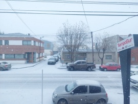 Cómo se vive la nieve en Río Gallegos