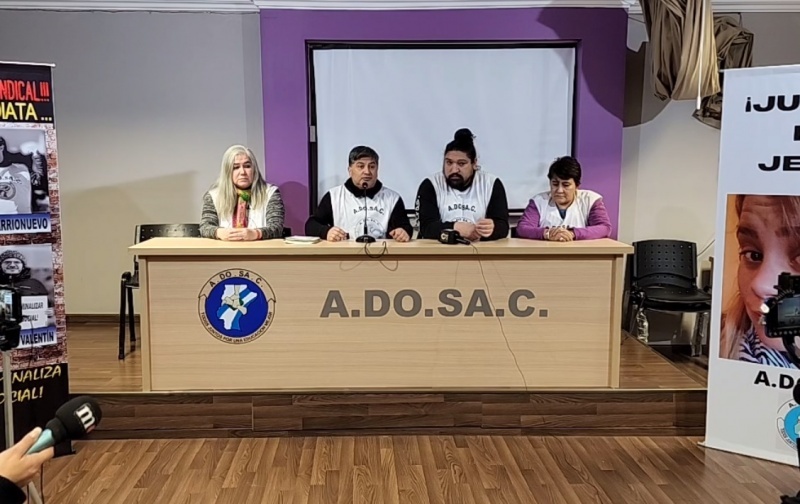 Conferencia de prensa de ADOSAC.