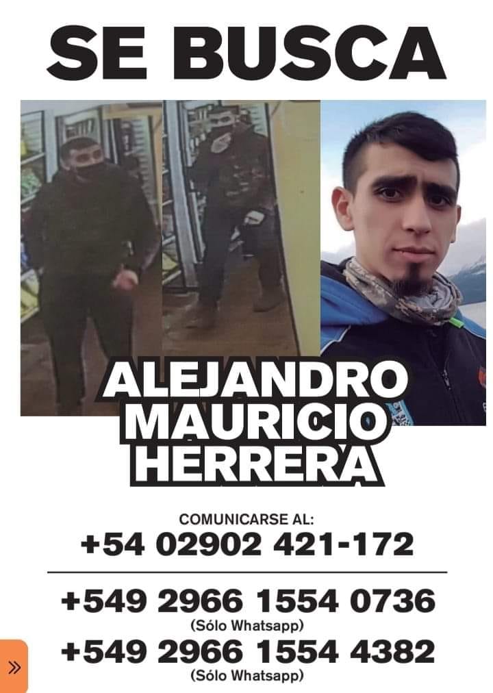 Él es Alejandro Herrera, si lo ves avisá.