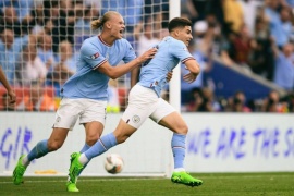 Julián Álvarez anotó su primer gol en el Manchester City