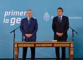 Sergio Massa juró como nuevo ministro de Economía