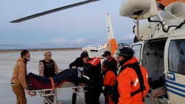 Prefectura aeroevacuó a un tripulante enfermo