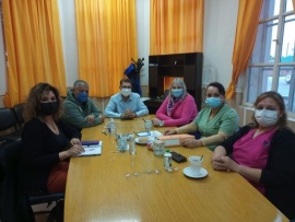 Salud realizó reuniones de trabajo en Puerto Deseado