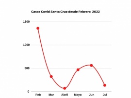 Cayeron los contagios durante julio y en las últimas semanas, pero también la vacunación