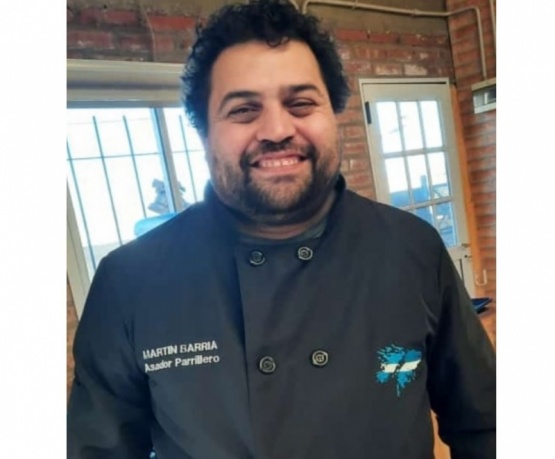 Quién es Martin Barria, el gastronómico que representará a Santa Cruz en el Campeonato Federal del Asado