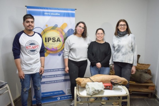 Estudiantes del IPSA participaron de la XXII Bienal Internacional de Escultura