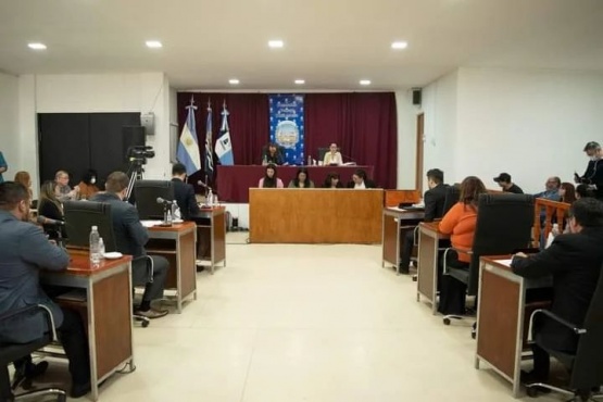 Sesión en el Concejo Deliberante.