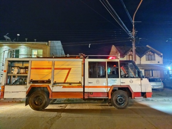 Principio de incendio en un departamento