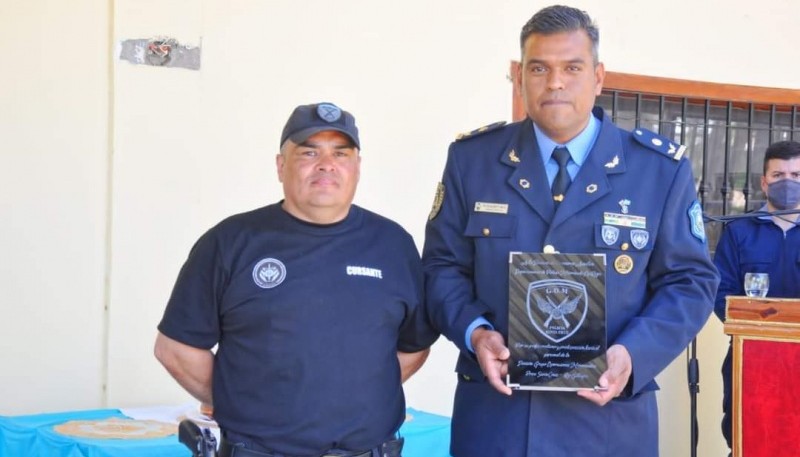 El Sargento Cárdenas culminó con éxito el curso de Primero Auxilios y Rescate Motorizado 