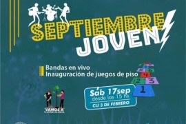 Este sábado se viene la primera edición de “Septiembre Joven 2022”