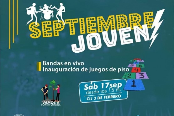 Este sábado se viene la primera edición de “Septiembre Joven 2022” 