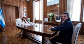 Sergio Massa se reúne con Cristina Kirchner y Axel Kicillof para hacer un balance de su gira por EEUU