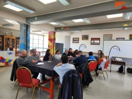 Exitosa reunión con autoridades de Puerto Santa Cruz