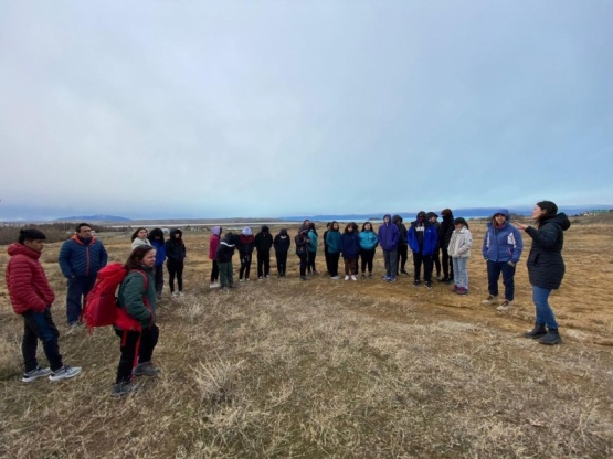 Estudiantes de El Chaltén visitaron la planta Eva Poulsen