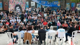 El FdT manifestó en CABA su apoyo a Cristina Fernández