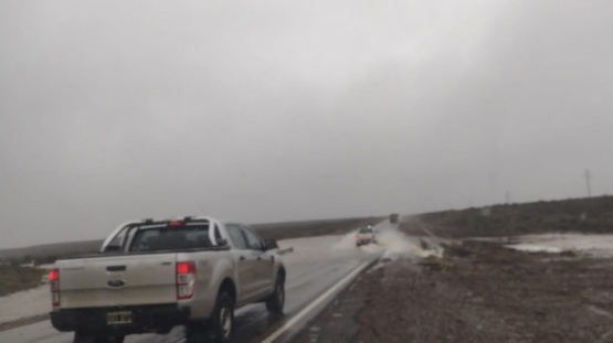 Cortaron la ruta 3 en el tramo Trelew-Comodoro RIvadavia