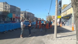 Continúan las obras de modernización y embellecimiento en Río Gallegos
