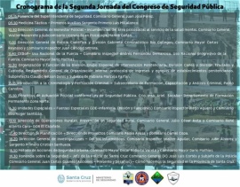 Segunda jornada del Primer Congreso de Seguridad Pública de Santa Cruz