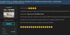 Hackearon el Poder Judicial de Santa Cruz