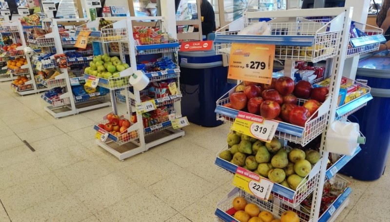 El supermercado comodorense ofrece una alternativa natural en sus cajas.