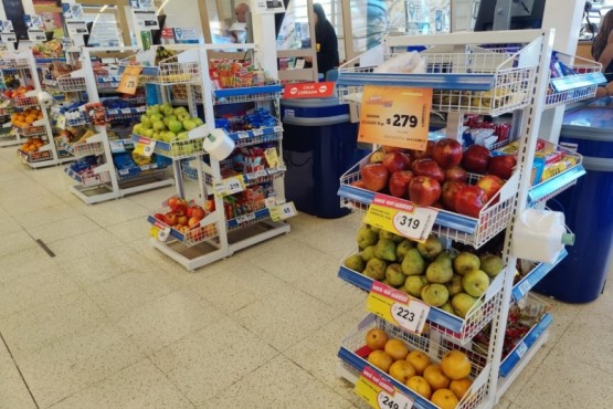 El supermercado comodorense ofrece una alternativa natural en sus cajas.