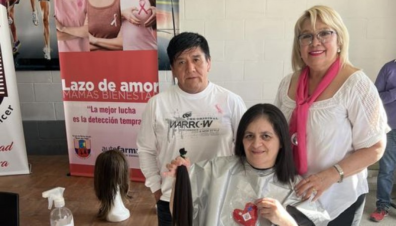 Mechón de Amor, sigue cosechando donaciones en el mes de la prevención del cáncer de mamas. 