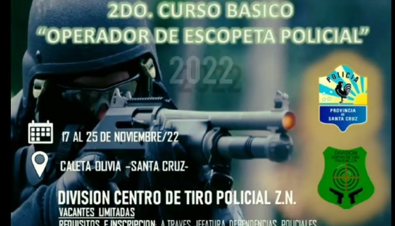 Segundo curso de Operador de Escopeta Policial 