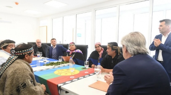 Alberto Fernández se reunió con representantes mapuches