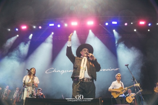 El Chaqueño en la tercera noche del Festival. 