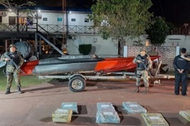 Lo detuvieron con más de una tonelada de marihuana en el barco