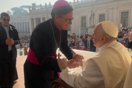 Jorge García Cuerva estuvo con el Papa Francisco
