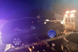 La policía secuestró una camioneta tras choque