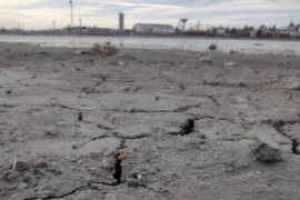 La Laguna Ortiz se va quedando sin agua