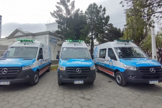 Gobierno entregó ambulancias para Pico Truncado, San Julián y Piedra Buena