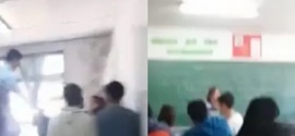 Madre agarró a trompadas a un alumno por supuesto bullying a su hijo
