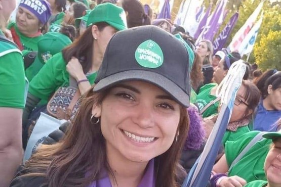 Anahí Orellano, coordinadora provincial de Auxiliares de la Educación.