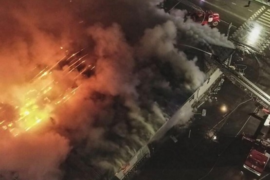 Incendio en un bar en Rusia: al menos 15 muertos