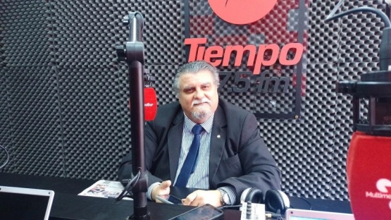 Gutiérrez en Tiempo FM.