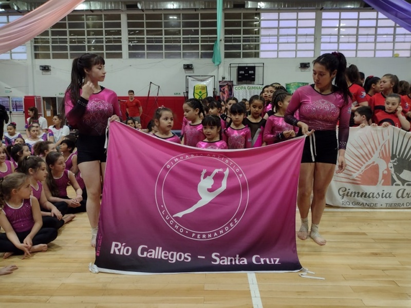 Acto inaugural del Torneo Regional de gimnasia artística “Copa Gimnástica Sur”.