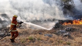 La situación crítica por los incendios en Salta