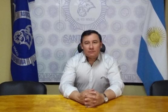 José Daniel Barrientos, presidente de la Asociación Civil Policial.