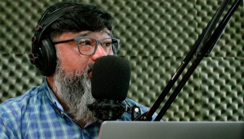 José Miranda,  periodista de Universo Radio 89.5 de Comodoro Rivadavia.