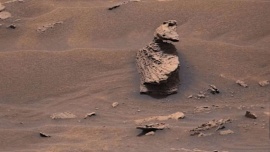 El rover Curiosity descubrió un "pato" en Marte
