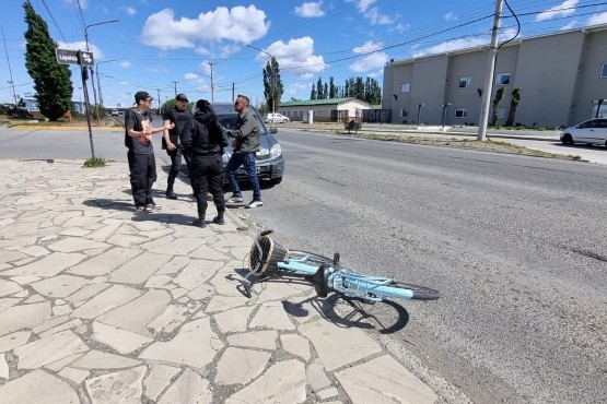 Una mujer fue hospitalizada tras choque 