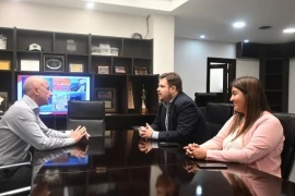 Luca Pratti mantuvo una reunión con Fernando Cotillo